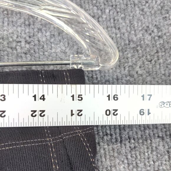 Franco Mirabelli Wool Skirt Womens Size 12 Black Checked Pattern - Picture 4 of 13